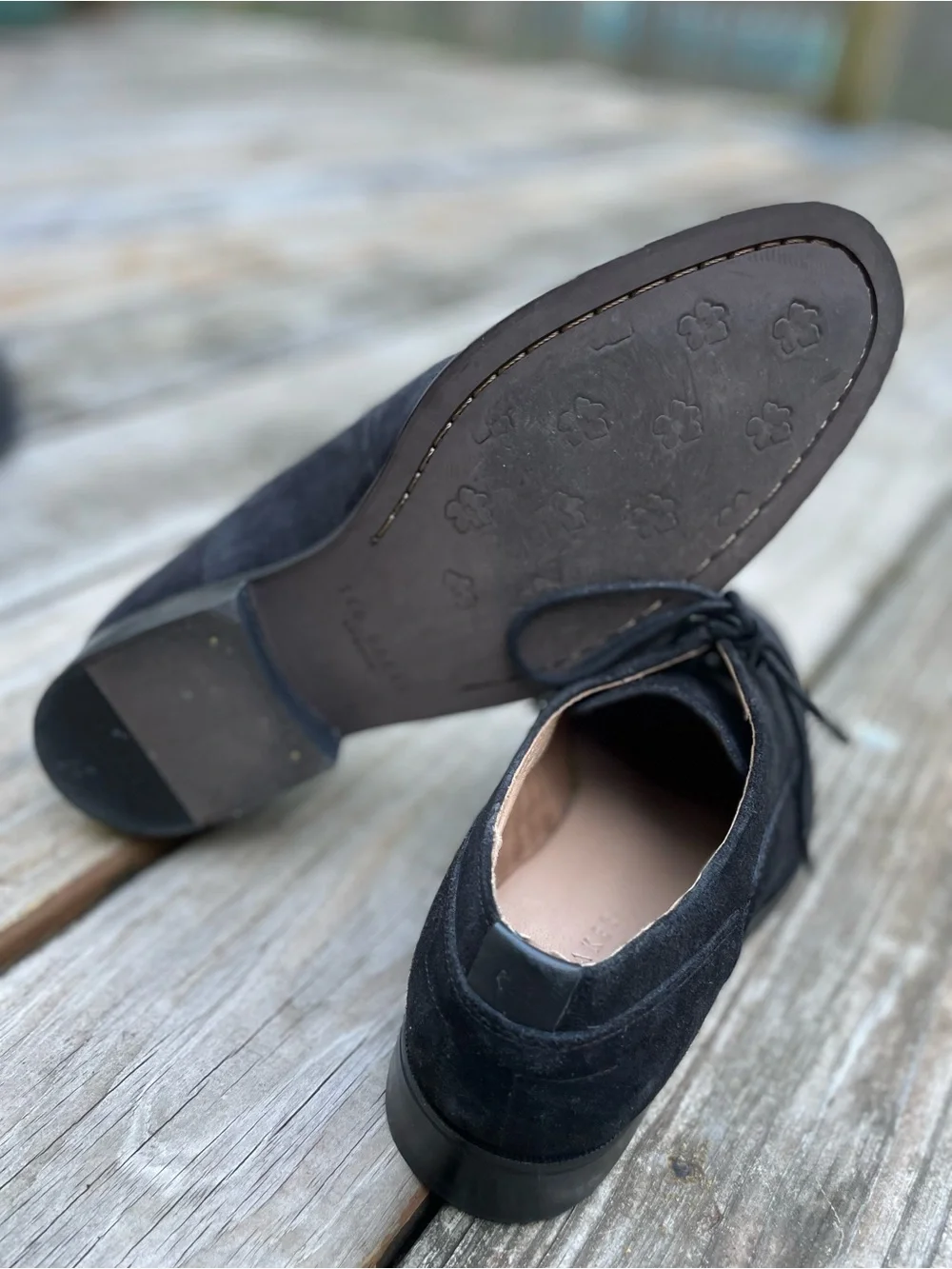 Ted Baker Black Suede oxford shoes